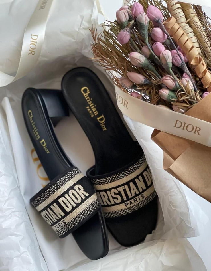 CHRISTIAN DIOR HEELS WITH PLAIN BOX