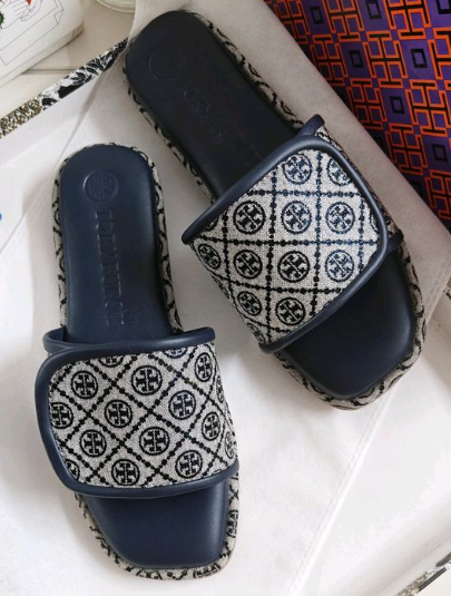 TORY BURCH BUBBLE PLATFORM SLIDES