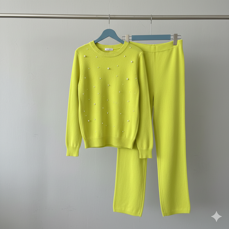 Pearl embellished coord set