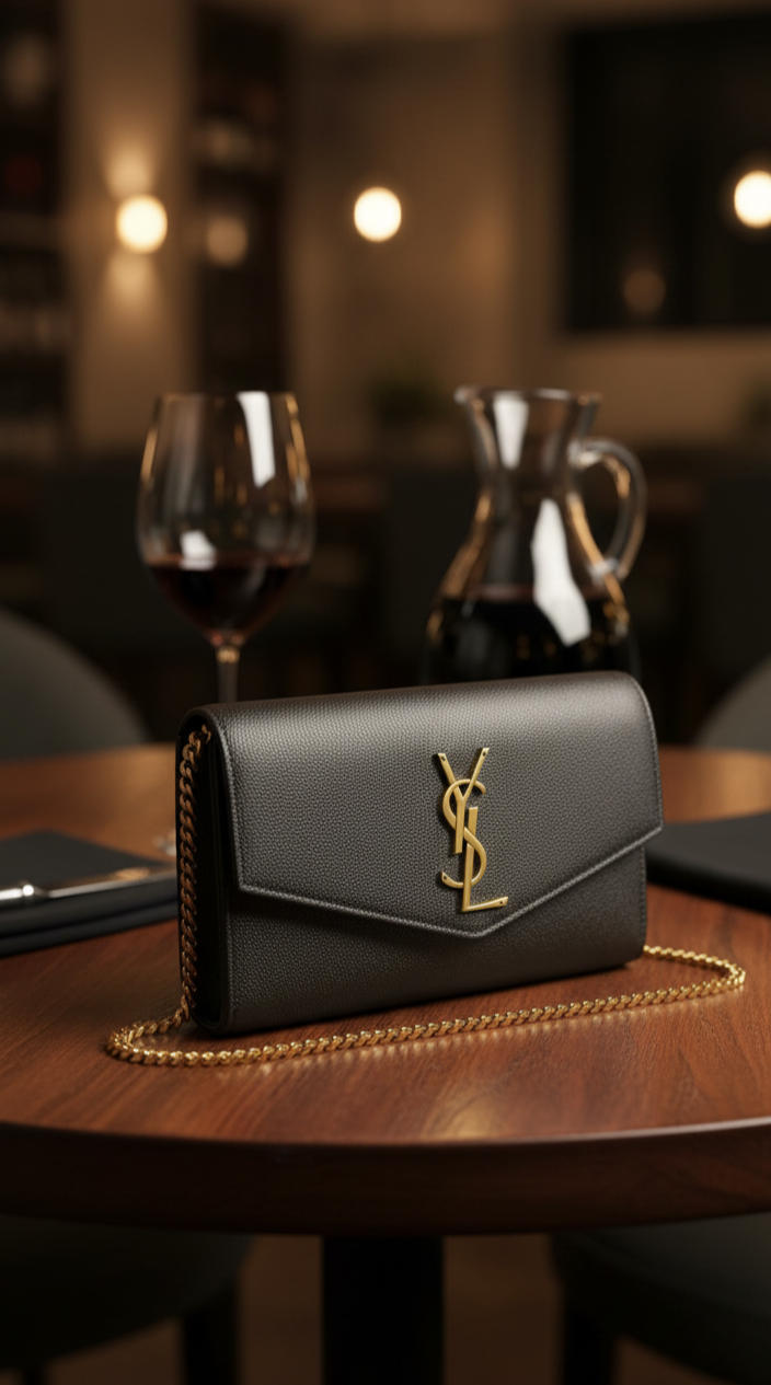 YSL Uptown Chain Wallet