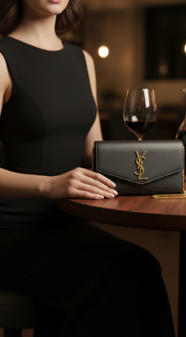 YSL Uptown Chain Wallet