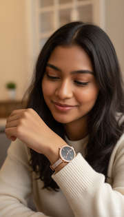 Michael Kors Women's Rose Gold Crystal-Accented Watch