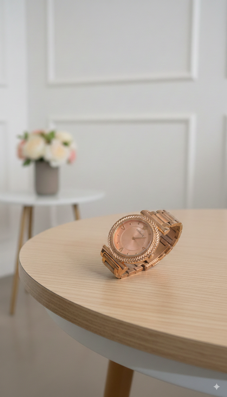 Versace Women's Rose Gold Watch