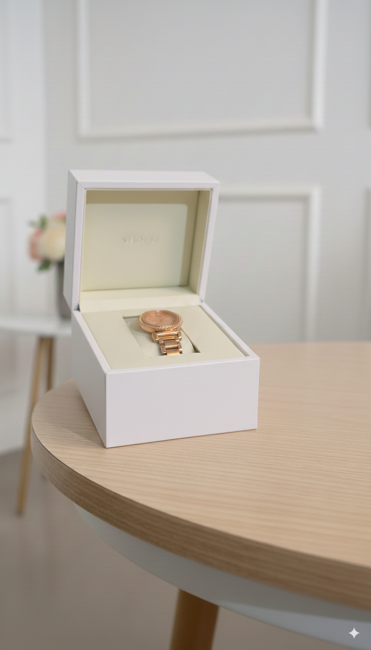 Versace Women's Rose Gold Watch
