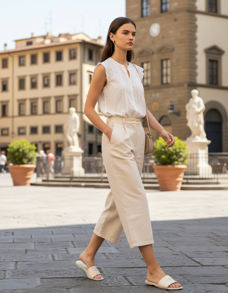 COACH FLATS - WHITE