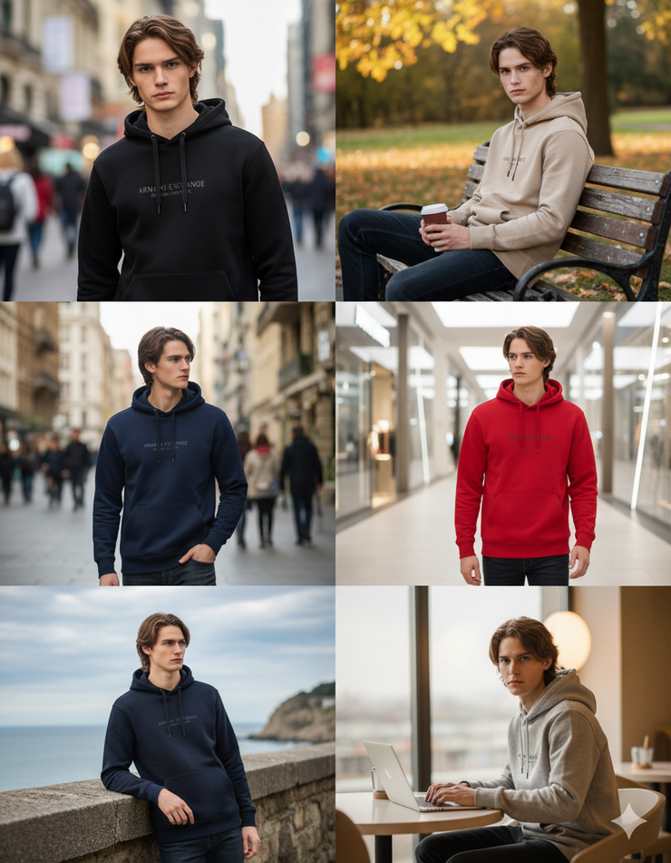 Armani Exchange Classic Logo Hoodie