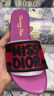 DIOR FLATS - Purple