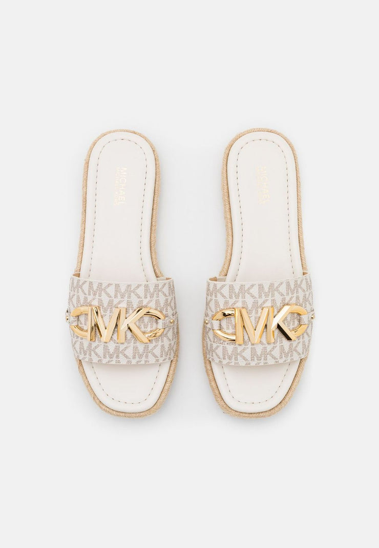 MK FLATS WITH ORIGINAL METAL BUCKLE AND BOX