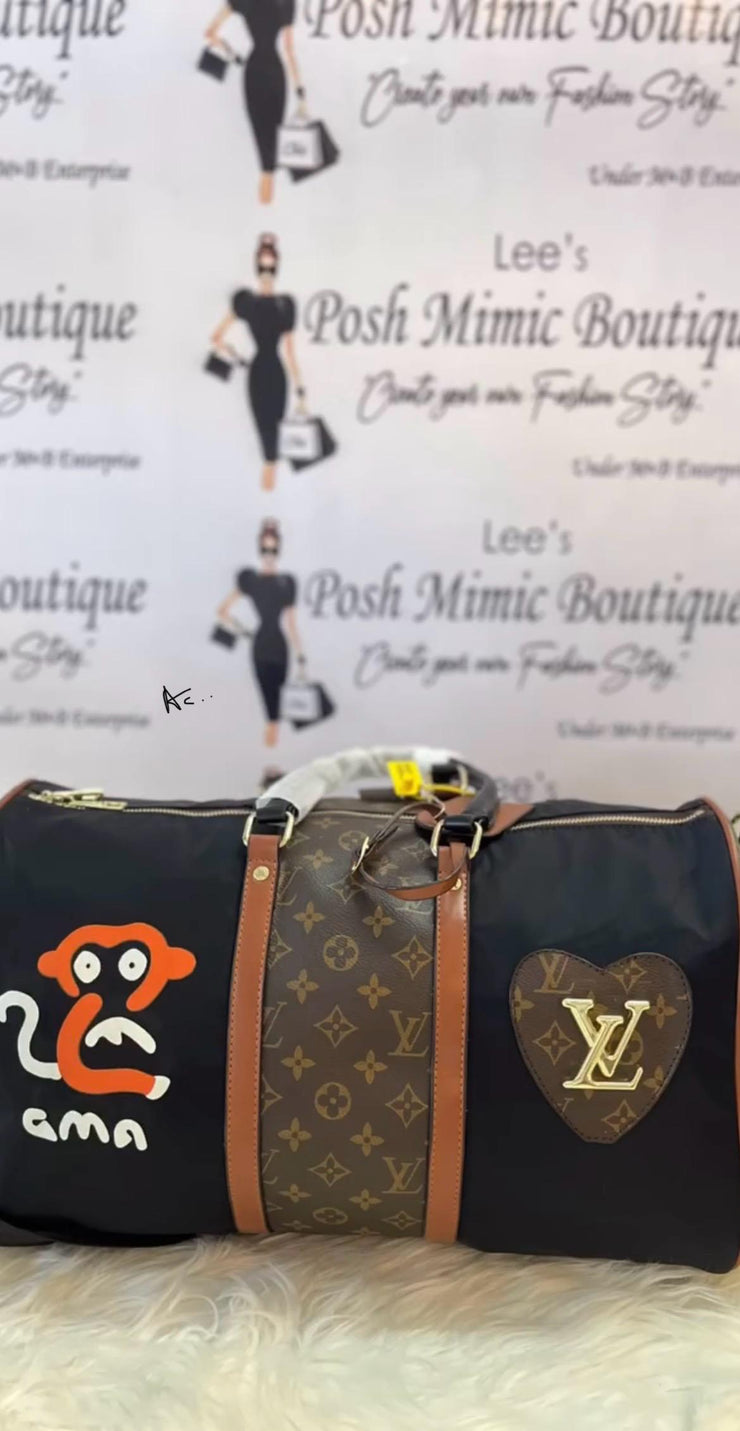 LV Duffle / Gym Unisex Bag with Shoe Compartment