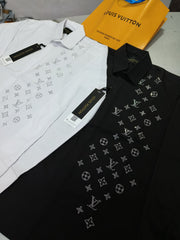 LV SWAROVSKI STONE WORK SHIRT