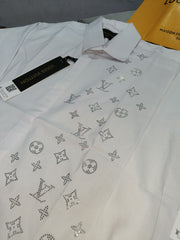 LV SWAROVSKI STONE WORK SHIRT