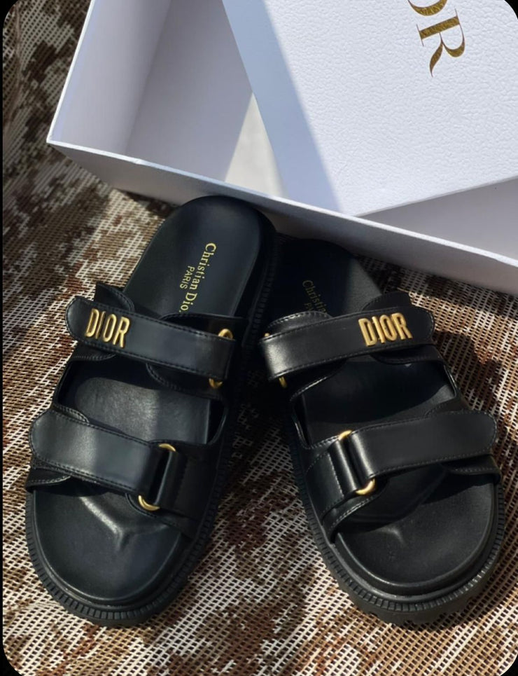 C D Sandals - Black
