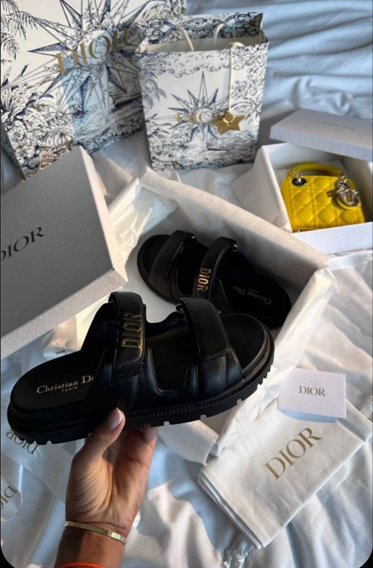 C D Sandals - Black