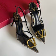 Valentino Pump Heels - Premium Metal Buckle