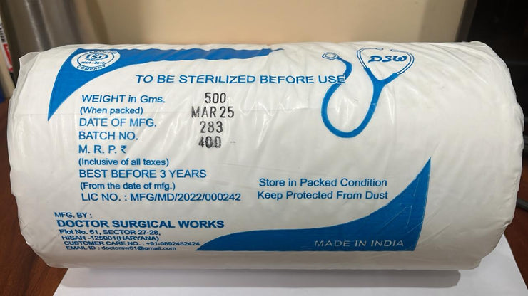 Doctor's Best - Absorbent Cotton Wool IP - 500 Gms