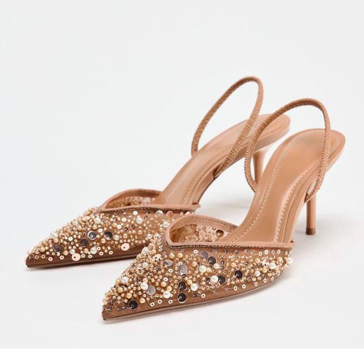 Glittered Zara Heels