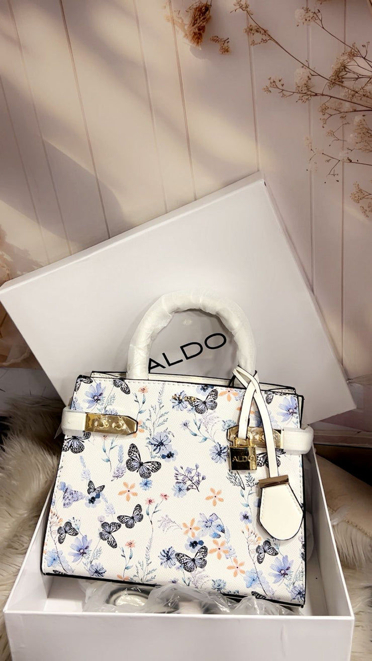 ALDO LISBON SATCHEL LEATHER BAG