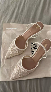 ZARA BRIDAL HEELS