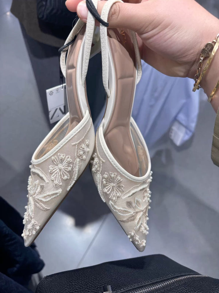 ZARA BRIDAL HEELS