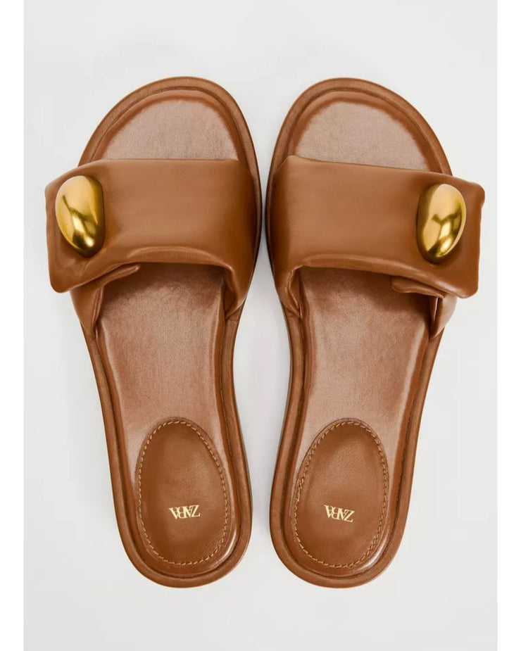 ZARA cushioned FLATS