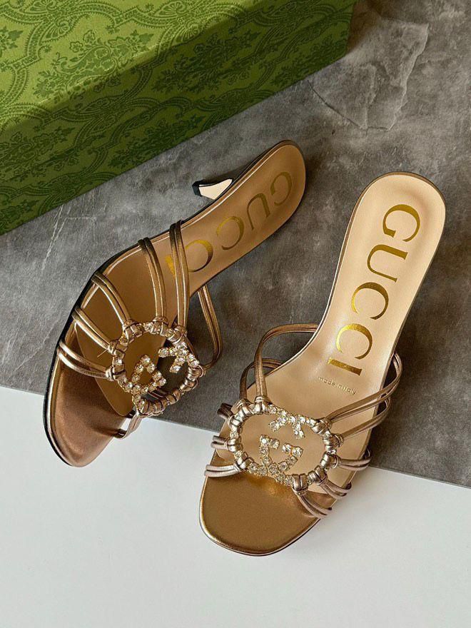 Gucci Crystal Heels 👠