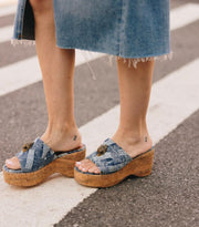 DENIM KURT GIEGER PLATFORM