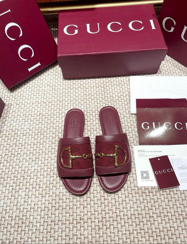 GUCCI HORSE BLOCK HEELS