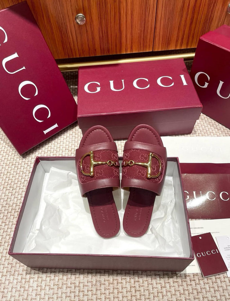 GUCCI HORSE BLOCK HEELS