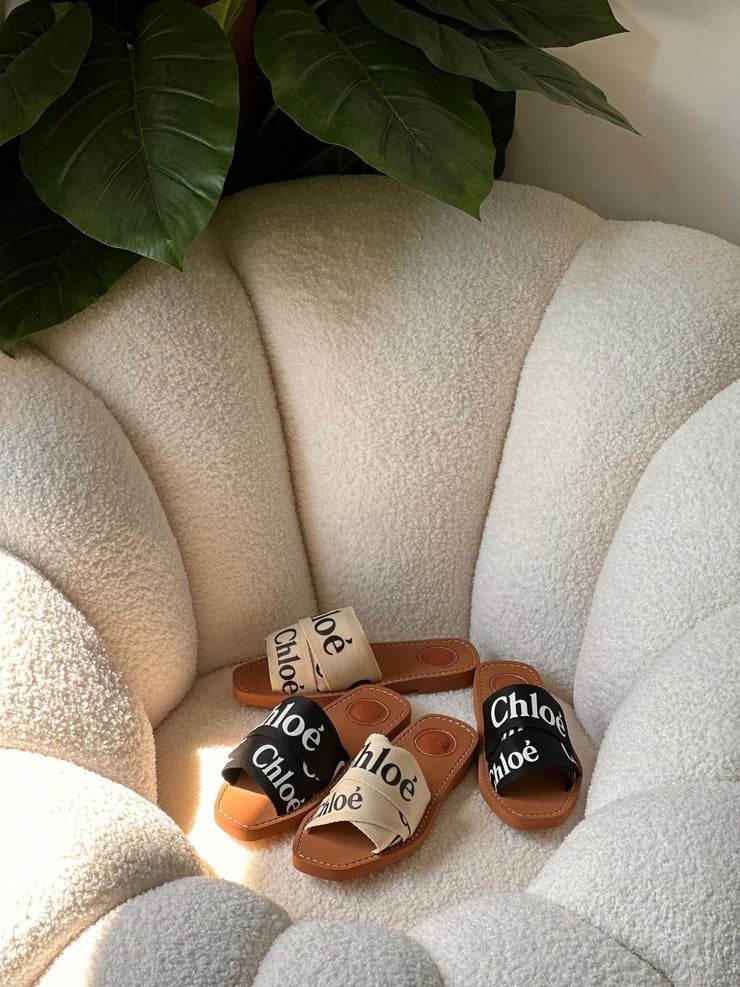 CHLOE FLATS - Black