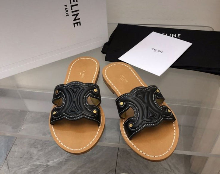 Celine Flats Latest Article - Black