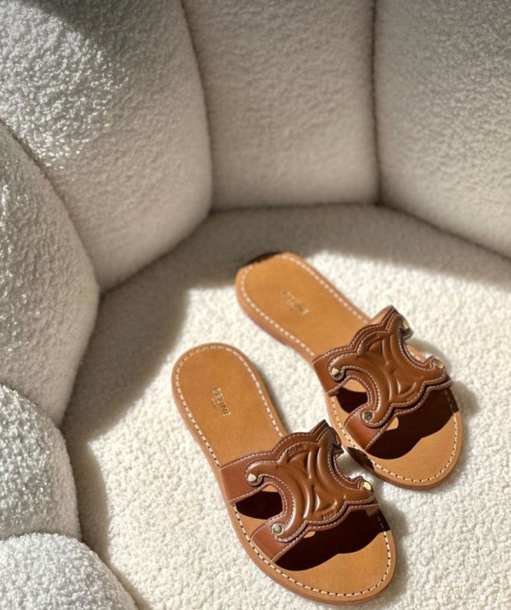 Celine Flats Latest Article  - Brown