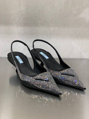 PRADA KITTEN SWAROVSKI HEELS