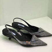 PRADA KITTEN SWAROVSKI HEELS