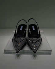 PRADA KITTEN SWAROVSKI HEELS