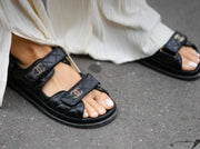 Channel Sandals - Black