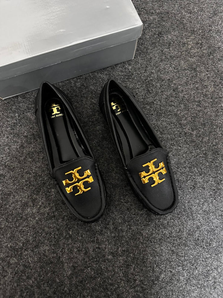TORY BURCH LOAFERS - BLACK