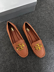 TORY BURCH LOAFERS - TAN