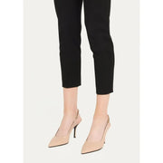 GUCCI SIGNORIA SLINGBACK LEATHER PUMPS - BEIGE