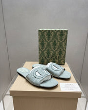 GUCCI Flats With Original box - Light Blue
