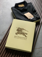 BURBERRY IMPORTED COTTON LYCRA FABRIC FULL SLEEVE SHIRTS