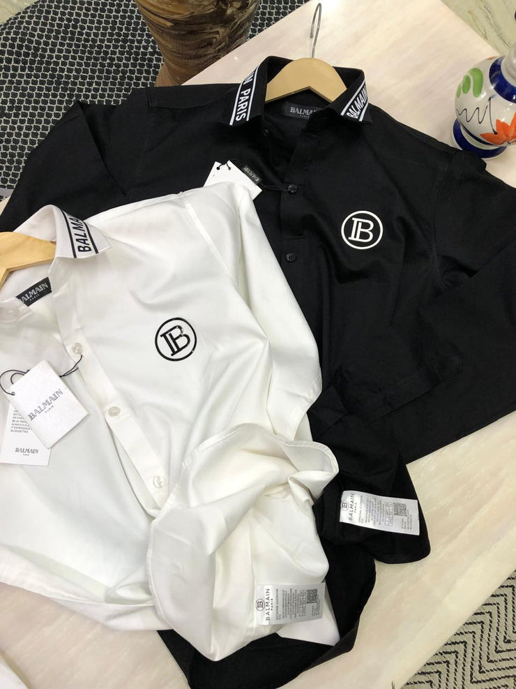 BALMAIN PARIS EXCLUSIVE COTTON SHIRTS