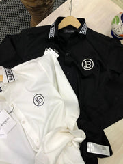BALMAIN PARIS EXCLUSIVE COTTON SHIRTS