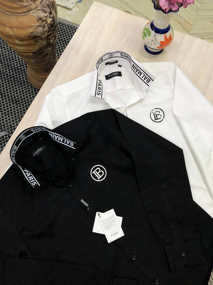 BALMAIN PARIS EXCLUSIVE COTTON SHIRTS