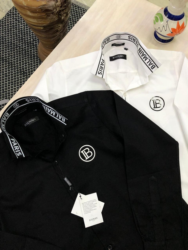 BALMAIN PARIS EXCLUSIVE COTTON SHIRTS