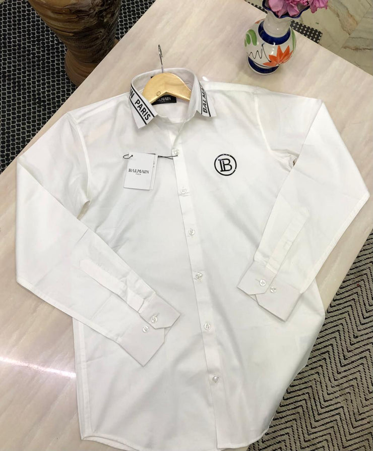 BALMAIN PARIS EXCLUSIVE COTTON SHIRTS