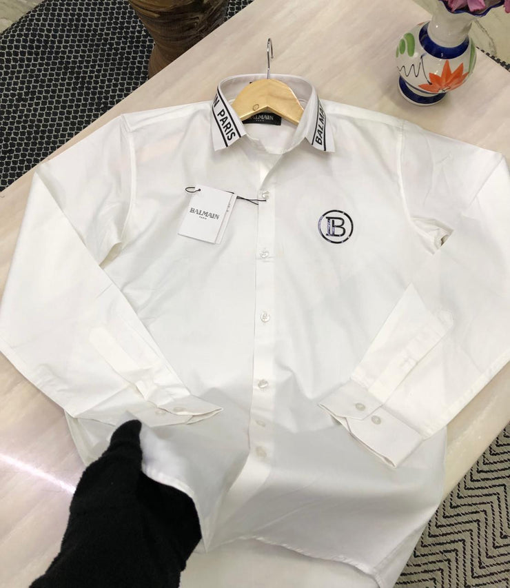 BALMAIN PARIS EXCLUSIVE COTTON SHIRTS