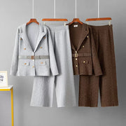 BLAZER WINTER WOOLEN CORDS + BELT