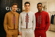 GUCCI IMPORTED ROUND NECK TRACKSUIT