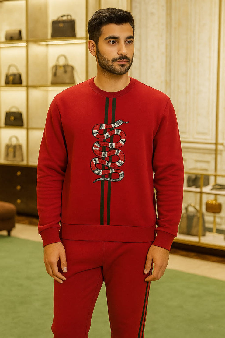 GUCCI IMPORTED ROUND NECK TRACKSUIT
