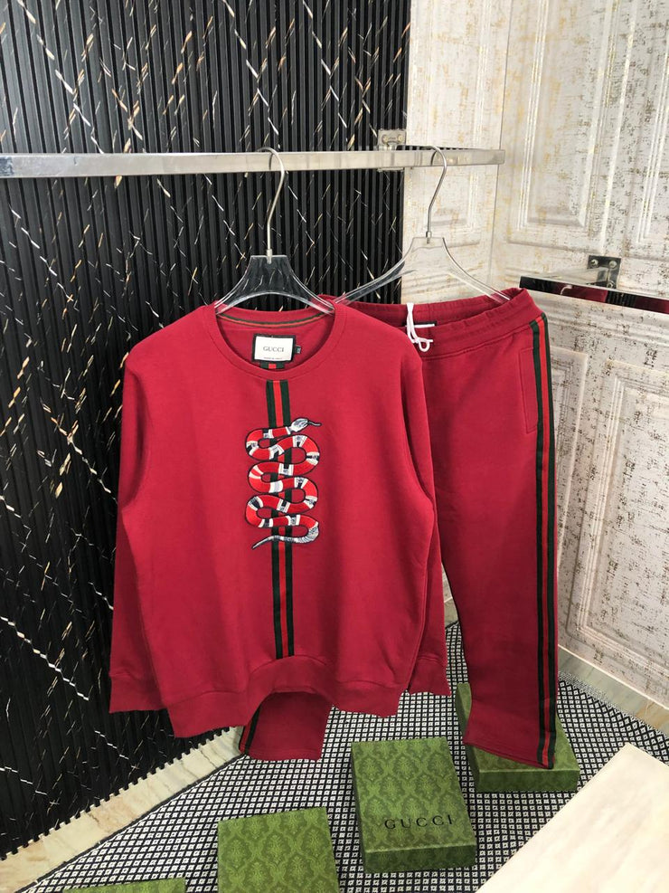 GUCCI IMPORTED ROUND NECK TRACKSUIT